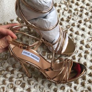 Steve Madden Rose Gold Smith Dress Shoes 5.5